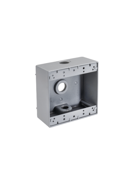 Original Dynotech catalog photograph: Two Gang Bell Box Three Holes