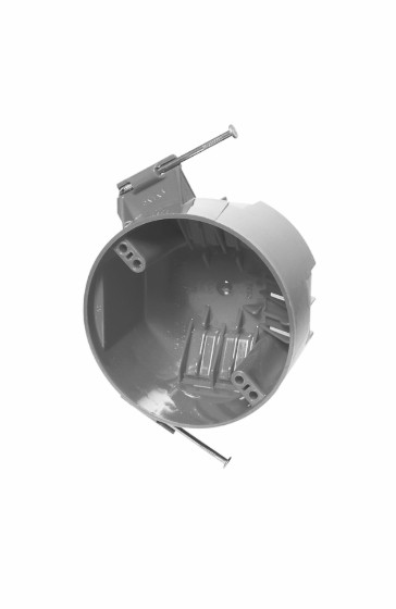 Original Dynotech catalog photograph: New Work Round Ceiling Box with Grounding