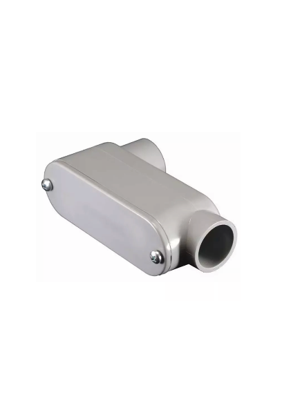 Original Dynotech catalog photograph: Conduit Outlet Body PVC LB