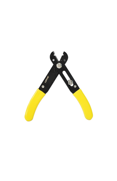 Original Dynotech catalog photograph: Yellow Cutter/Stripper HQ Made in Taiwan