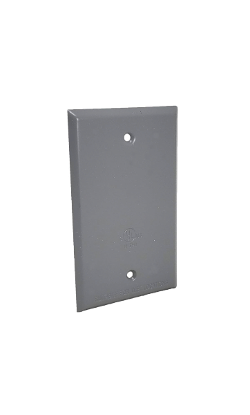 Original Dynotech catalog photograph: One Gang Outdoor Blank Cover