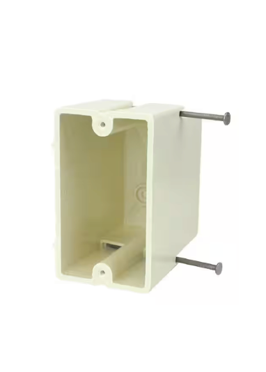Original Dynotech catalog photograph: New Work One Gang Fiber Glass 22.5 Cu.In