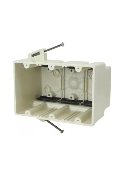 Original Dynotech catalog photograph: New Work Three Gang Fiber Glass 56.5 Cu.In