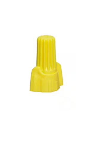 Original Dynotech catalog photograph: Yellow Color Wire Nuts