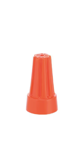 Original Dynotech catalog photograph: Orange Color Wire Nuts