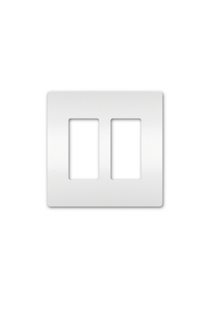 Original Dynotech catalog photograph: Two Gang Screwless Wall Plate