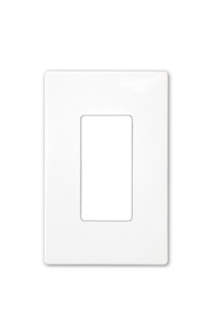 Original Dynotech catalog photograph: One Gang Screwless Wall Plate