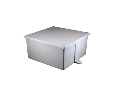 Original Dynotech catalog photograph: PVC Junction Box ETL - 4x4x2