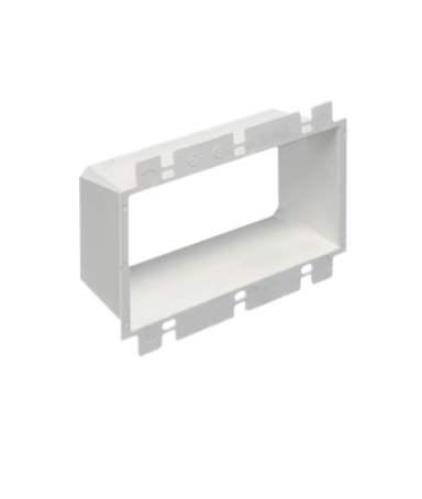 Original Dynotech catalog photograph: Three Gang Electrical Outlet Box Extender