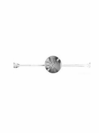 Original Dynotech catalog photograph: Round Ceiling Box with Bar Hanger
