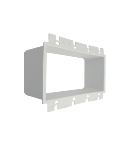 Original Dynotech catalog photograph: Four Gang Electrical Outlet Box Extender