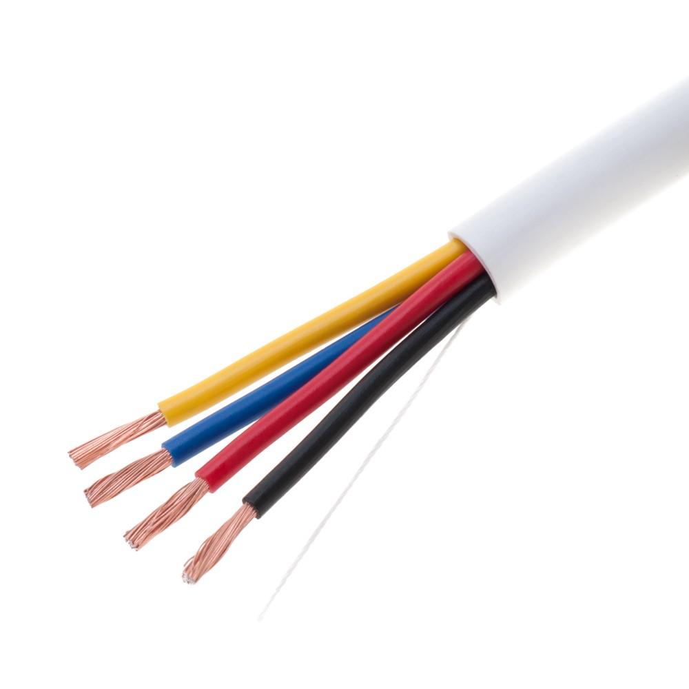 Matching supplier cable photograph: 14/4 CL2 Speaker Cable — Stranded CCA, White — 250 ft